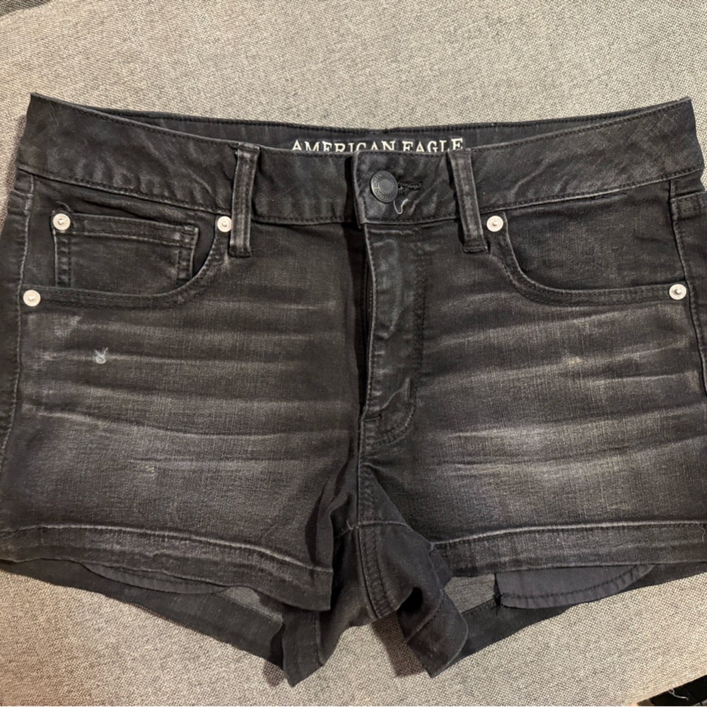 American Eagle Outfitters Black Jean Shorts